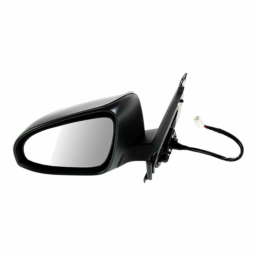 2012-2014 Toyota Yaris Hatchback Rear Driver Side Door Mirror, to1320280. Front view.