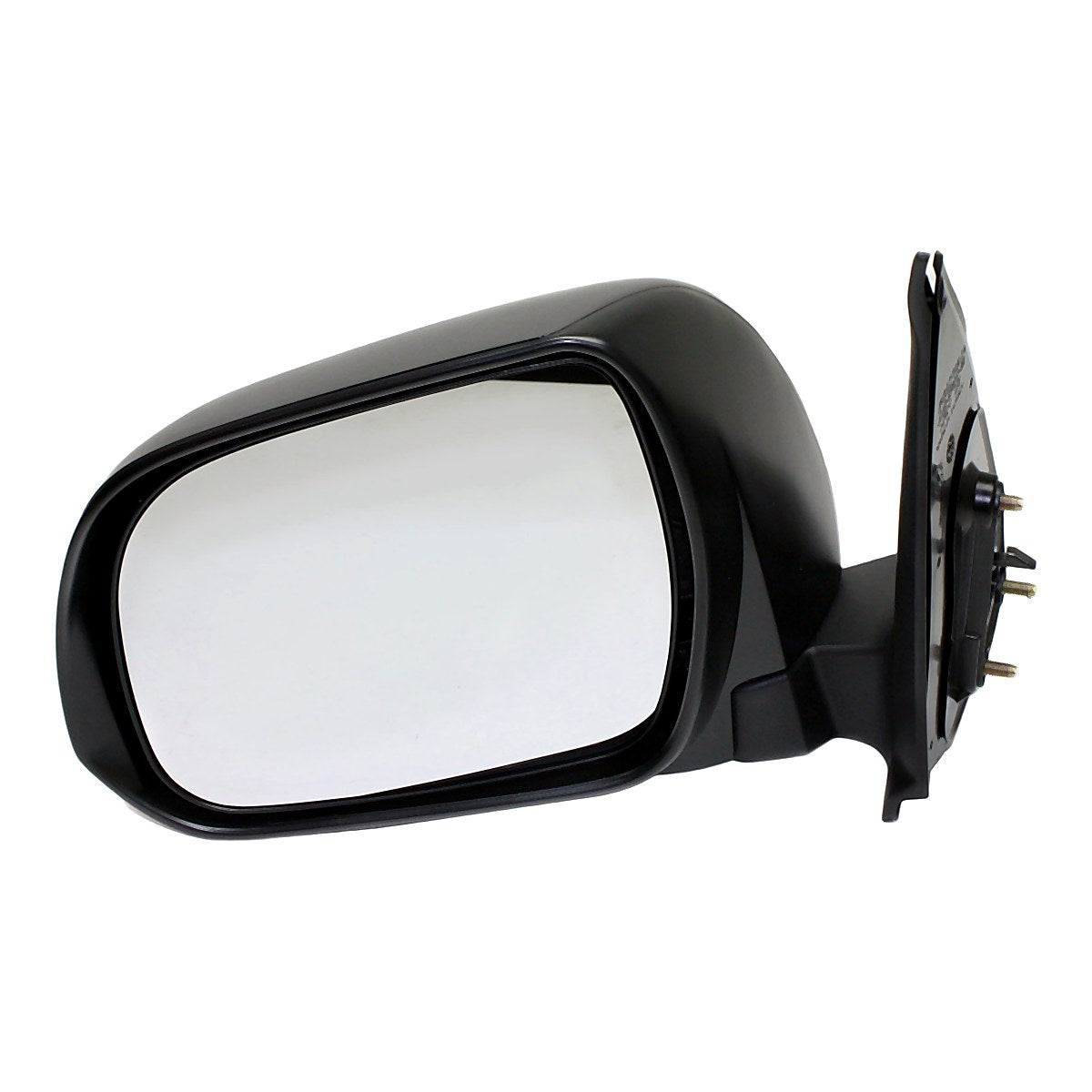 2012-2015 Toyota Tacoma Rear Driver Side Door Mirror, to1320281. Front view.