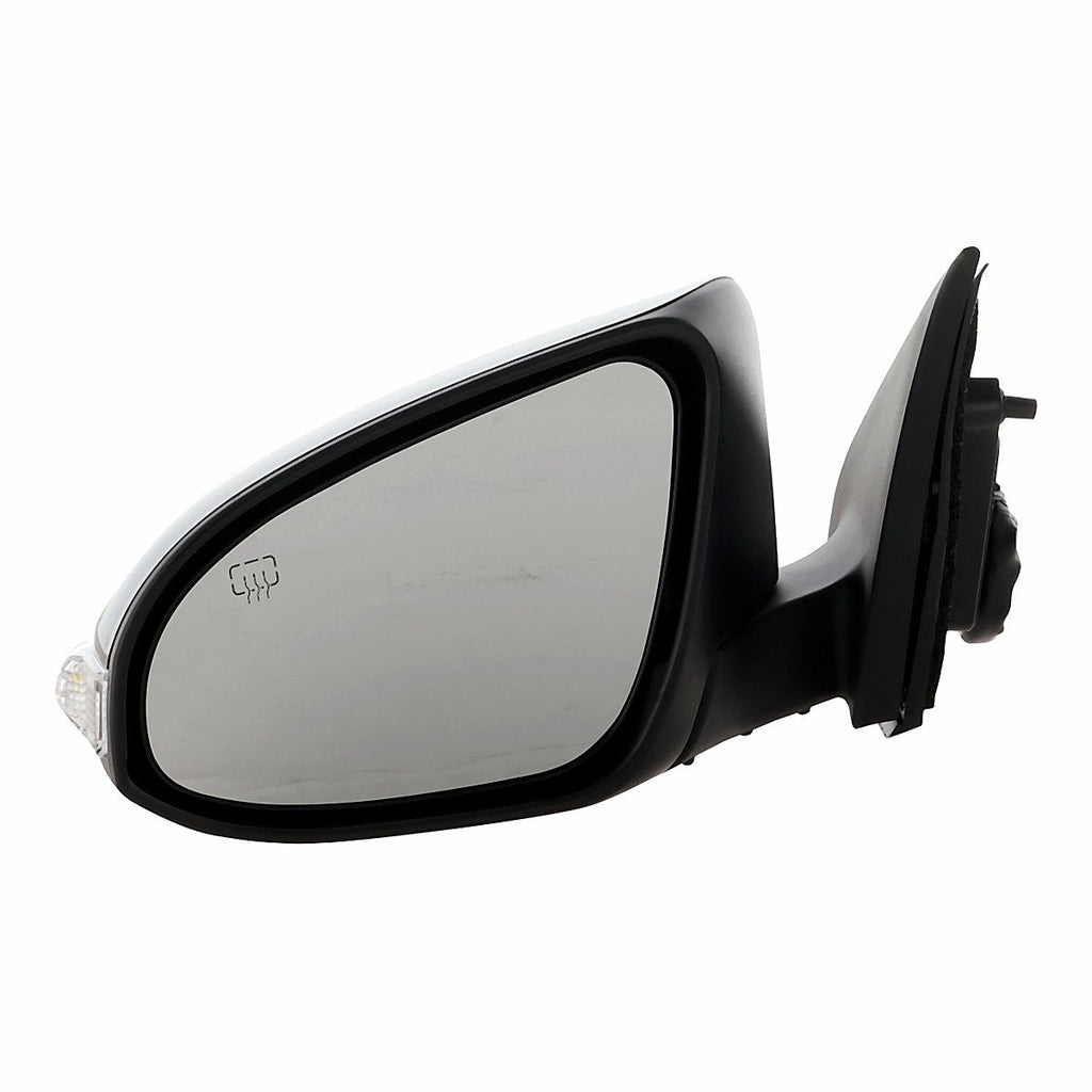 2013-2018 Toyota Avalon Rear Driver Side Door Mirror, to1320292. Front view.