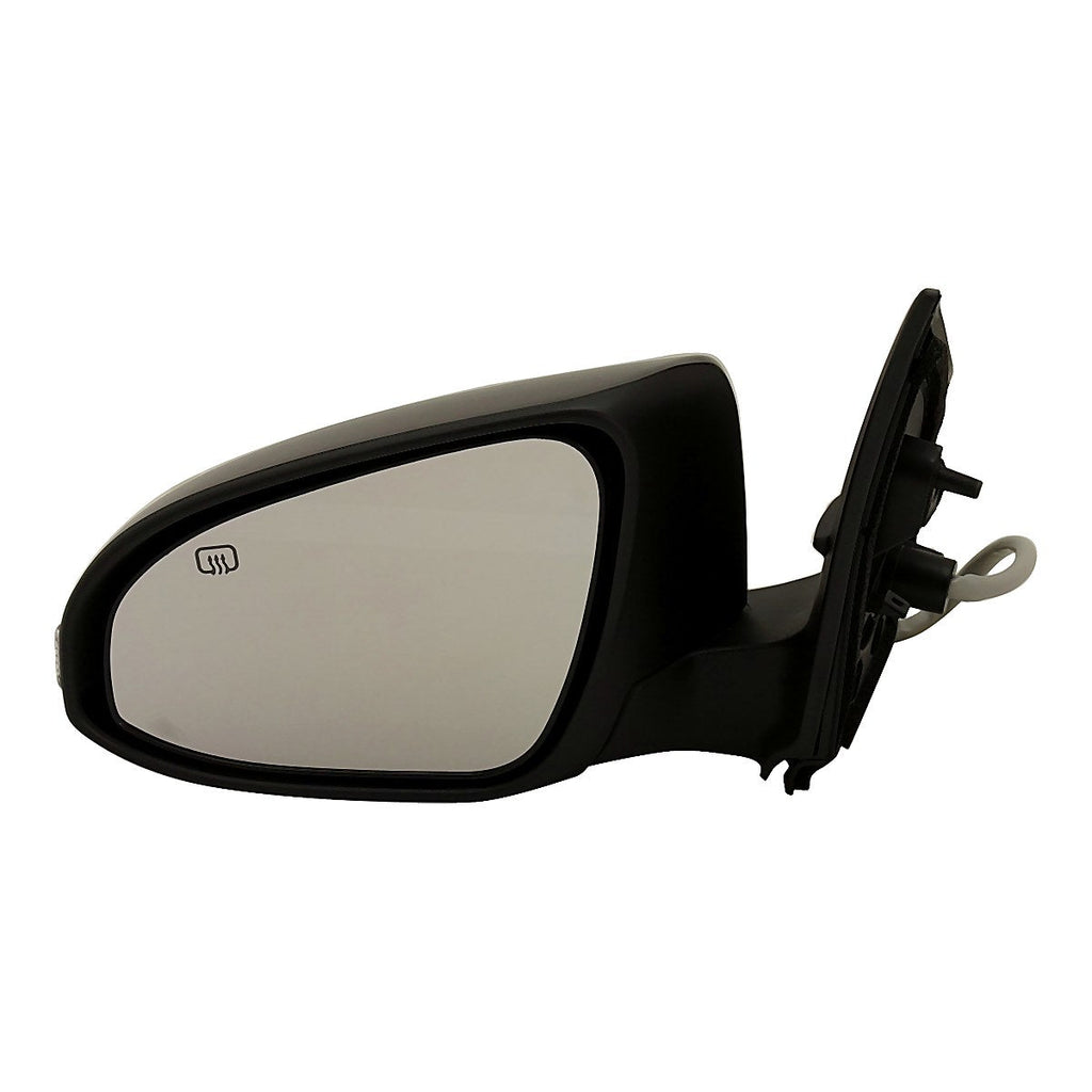 2014-2019 Toyota Corolla Sedan Rear Driver Side Door Mirror, to1320295. Front view.