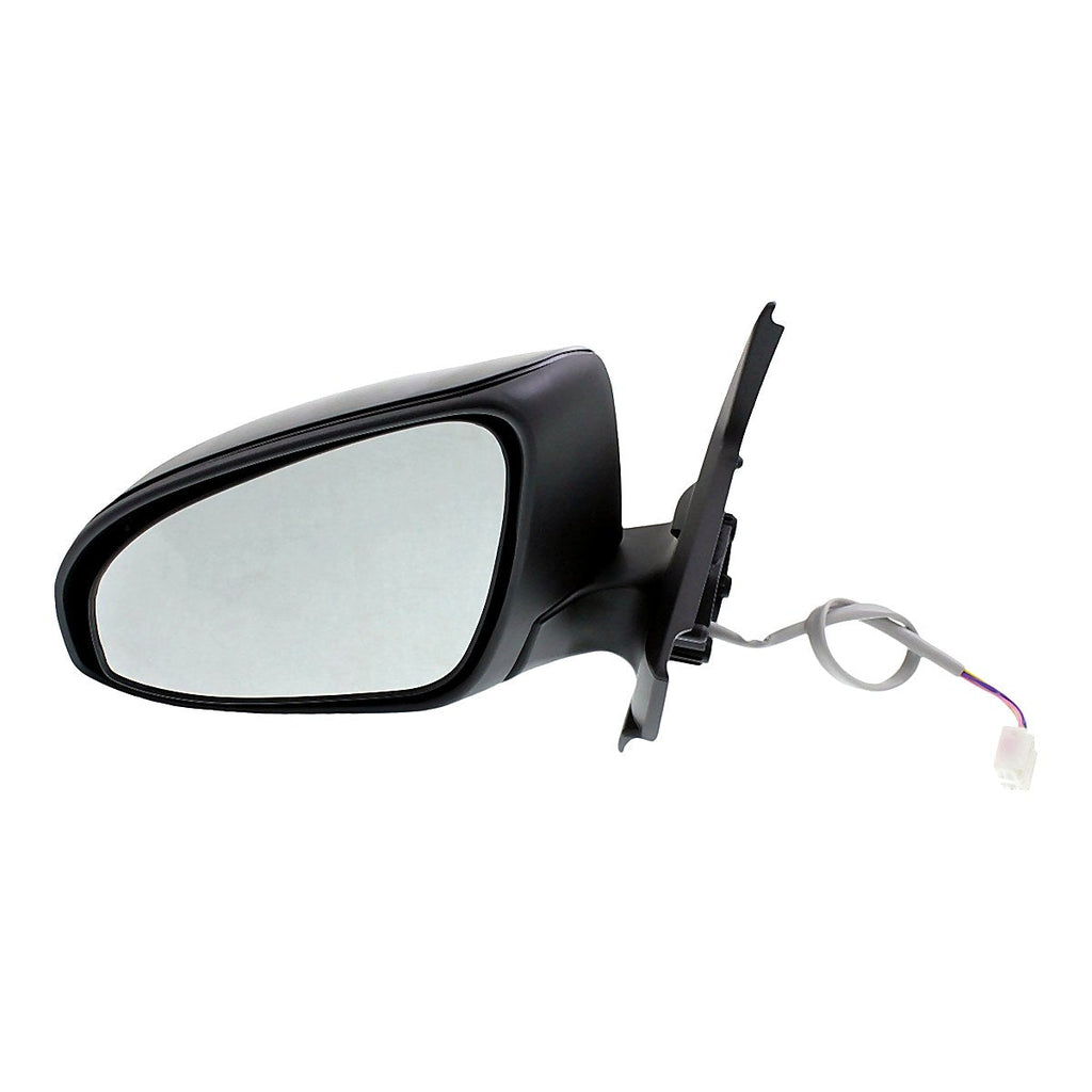 2012-2019 Toyota Prius C Rear Driver Side Door Mirror, to1320297. Front view.
