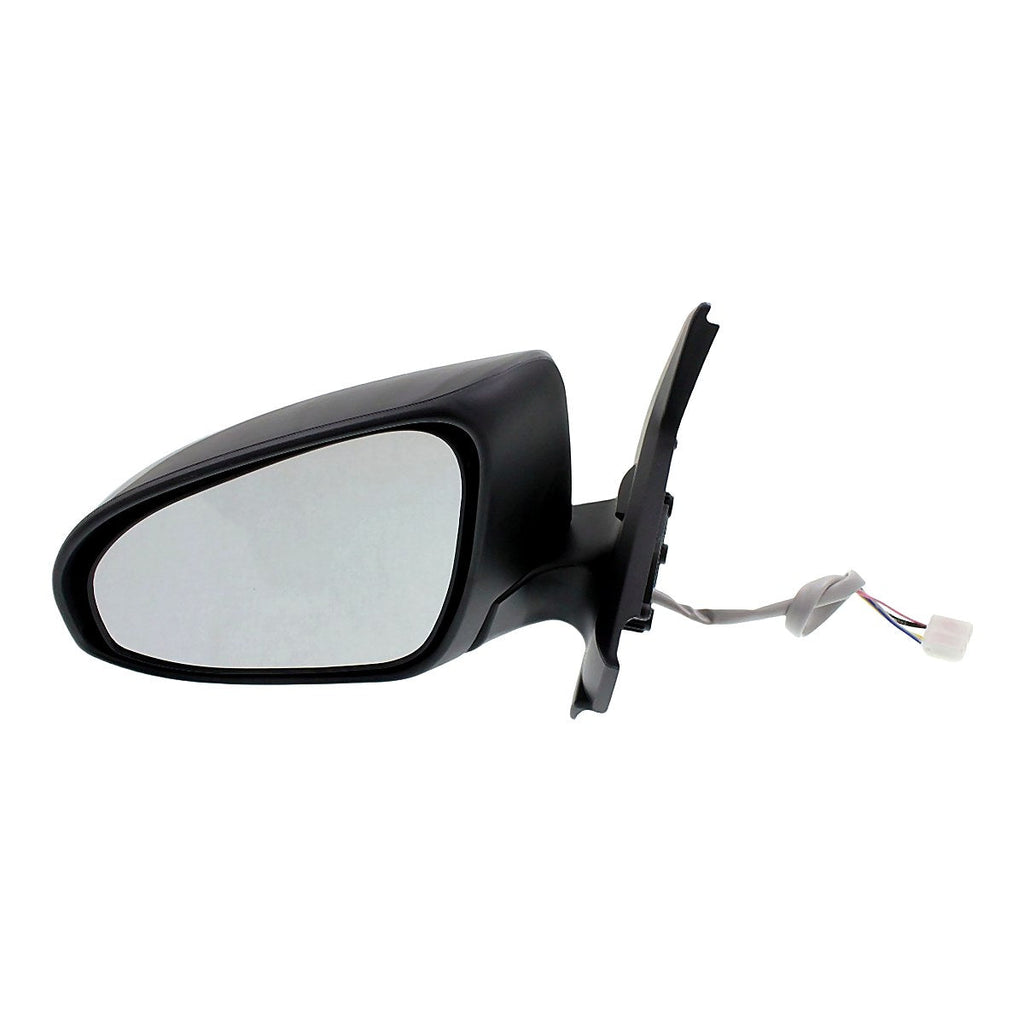 2012-2019 Toyota Prius C Rear Driver Side Door Mirror, to1320298. Front view.