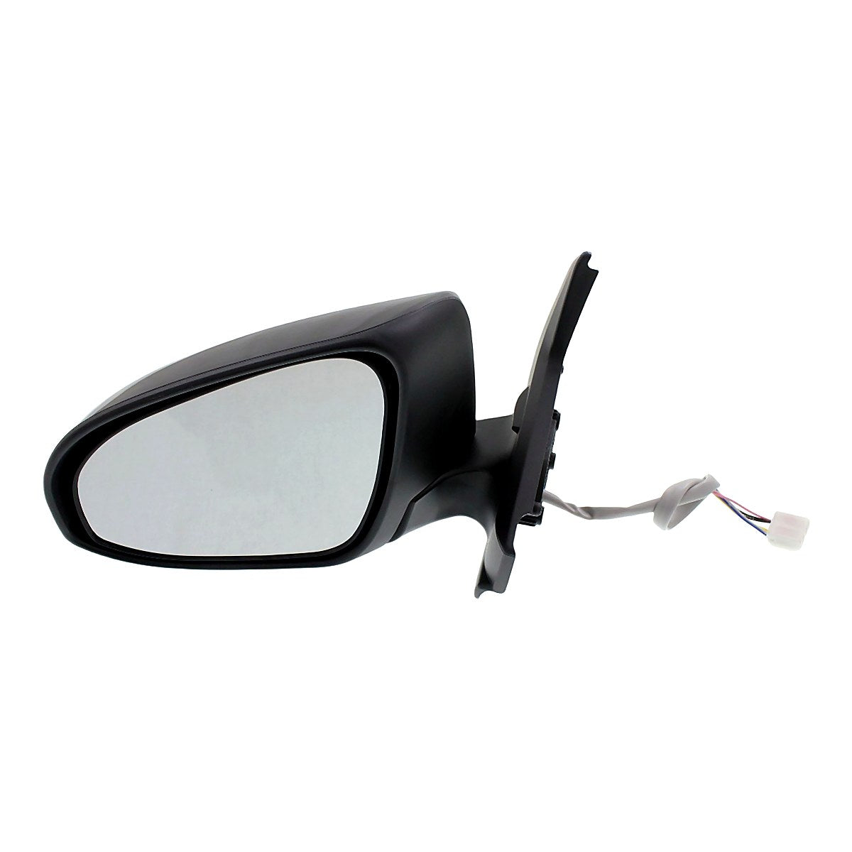 2012-2019 Toyota Prius C Rear Driver Side Door Mirror, to1320298. Front view.