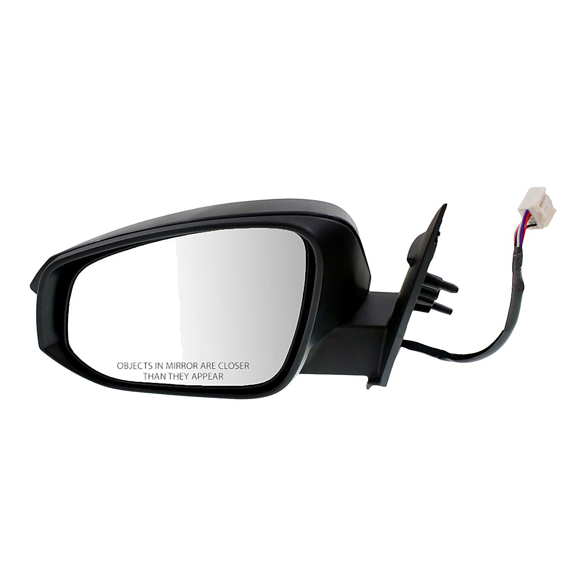 2013-2015 Toyota Rav4 Rear Driver Side Door Mirror, to1320310. Front view.