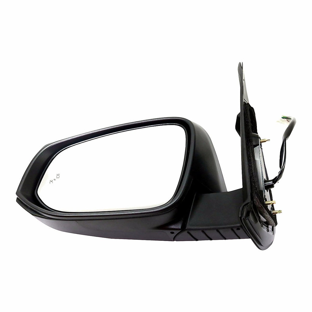 2016-2023 Toyota Tacoma Rear Driver Side Door Mirror, to1320350. Front view.