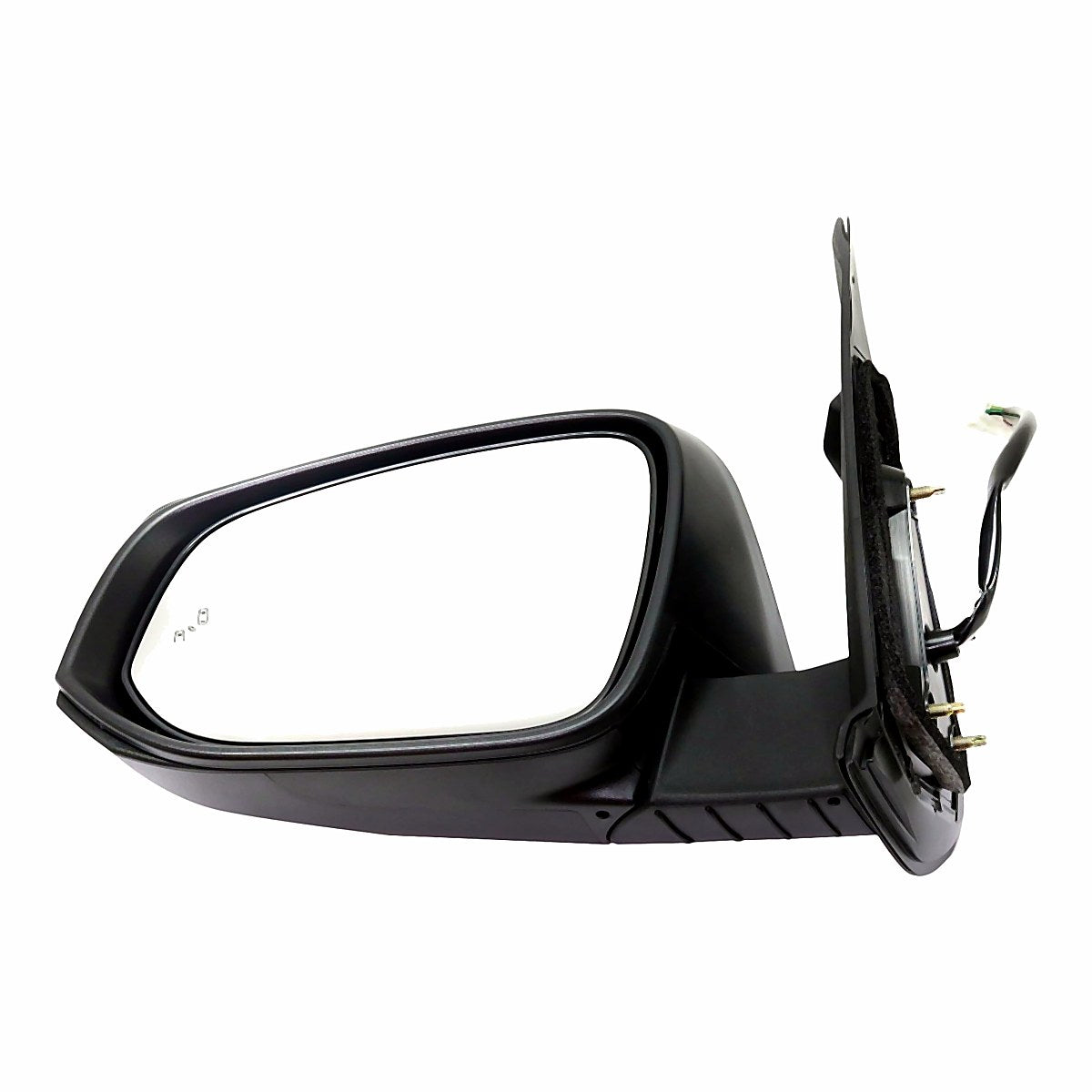 2016-2023 Toyota Tacoma Rear Driver Side Door Mirror, to1320350. Front view.