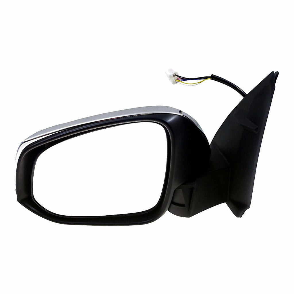 2016-2023 Toyota Tacoma Rear Driver Side Door Mirror, to1320353. Front view.