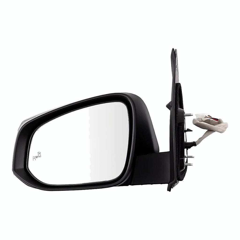 2016-2023 Toyota Tacoma Rear Driver Side Door Mirror, to1320360. Front view.