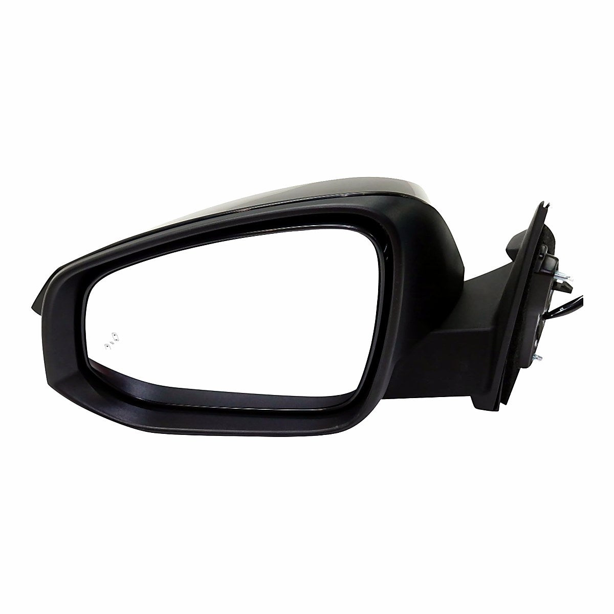 2017-2019 Toyota Highlander Rear Driver Side Door Mirror, to1320361. Front view.