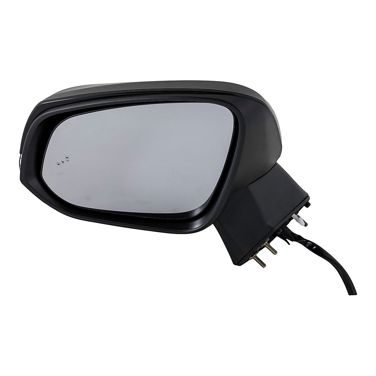 2019-2023 Toyota Rav4 Rear Driver Side Door Mirror, to1320384. Front view.