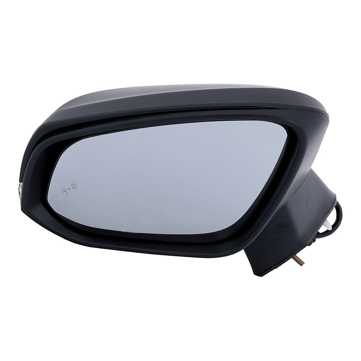 2019-2023 Toyota Rav4 Rear Driver Side Door Mirror, to1320386. Front view.