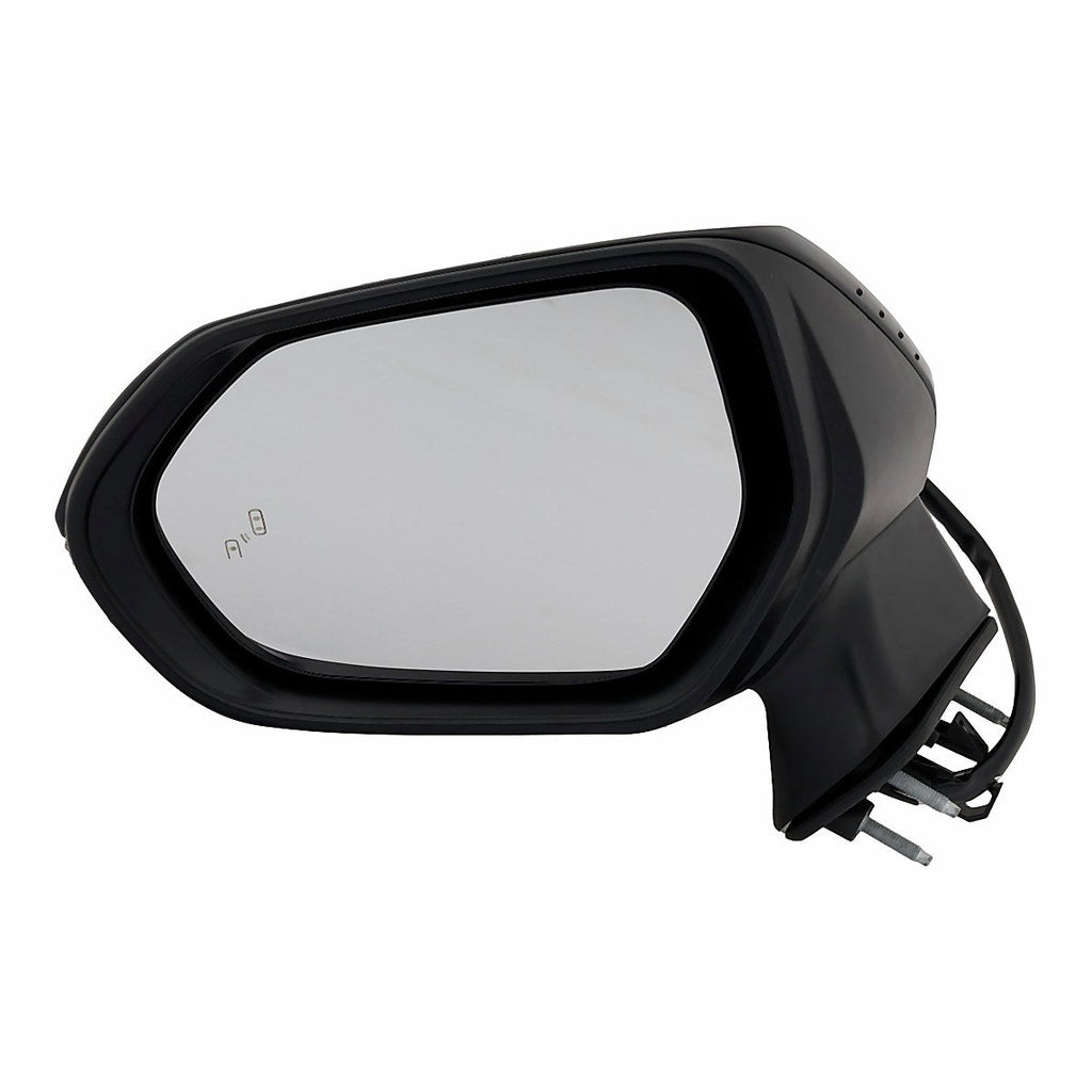 2019-2023 Toyota Corolla Hatchback Rear Driver Side Door Mirror, to1320395. Front view.