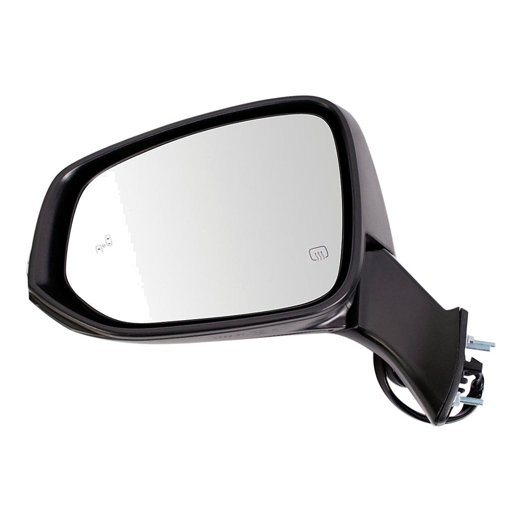 2020-2023 Toyota Highlander Hybrid Rear Driver Side Door Mirror, to1320416. Front view.