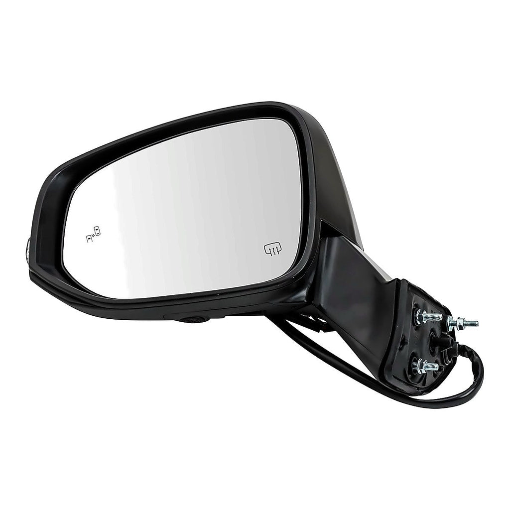 2020-2023 Toyota Highlander Rear Driver Side Door Mirror, to1320417. Front view.