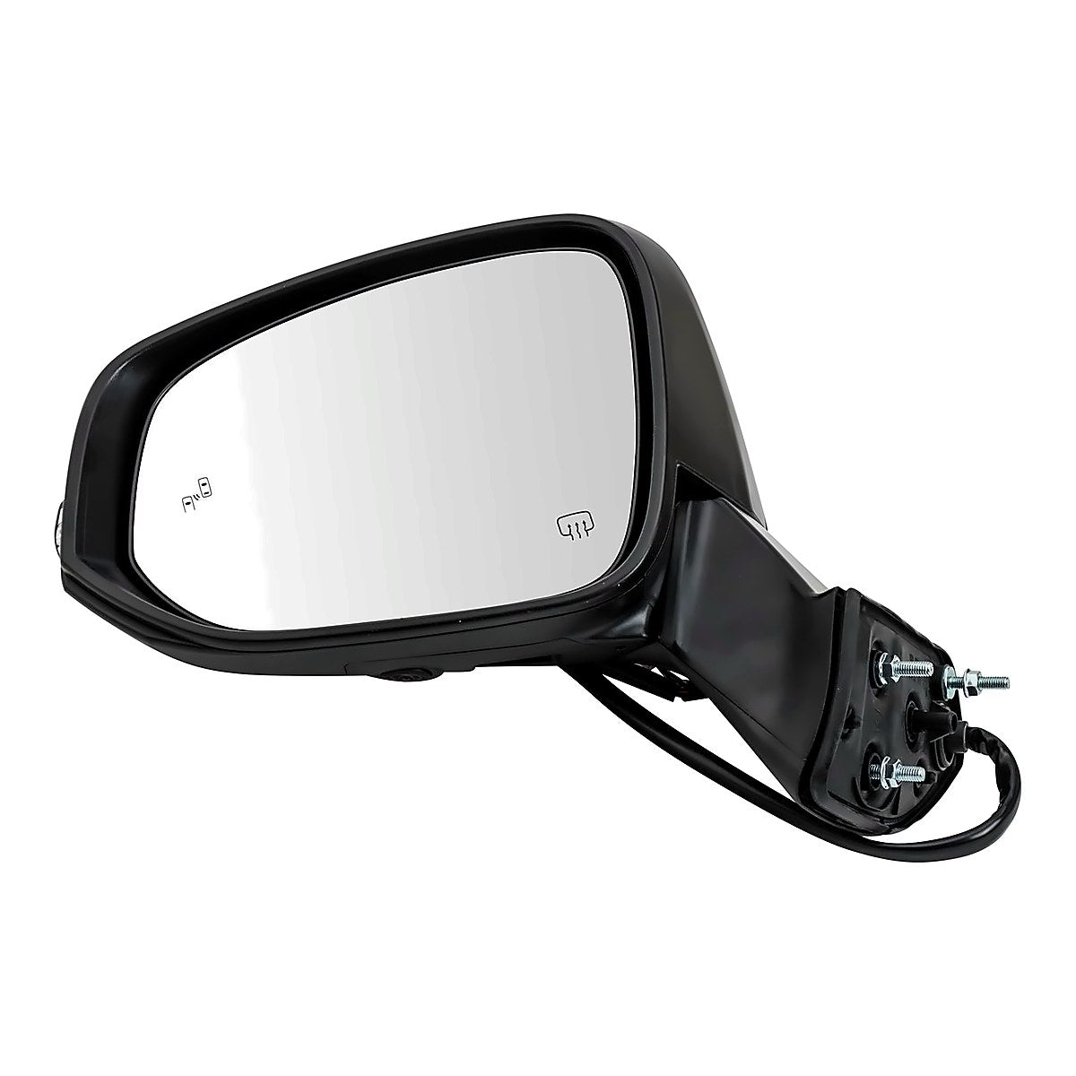 2020-2023 Toyota Highlander Hybrid Rear Driver Side Door Mirror, to1320417. Front view.