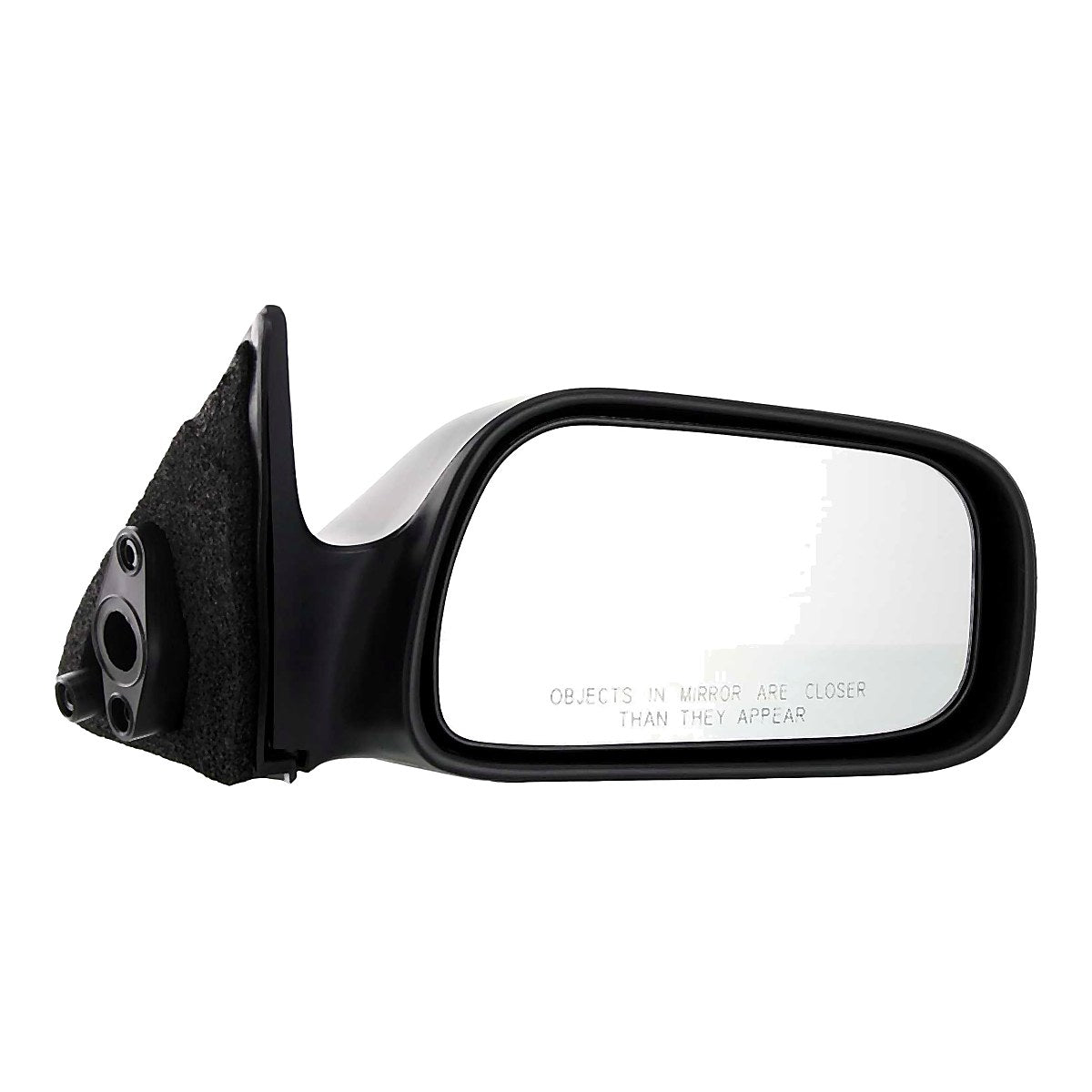 1992-1996 Toyota Camry Rear Passenger Side Door Mirror, to1321114. Front view.