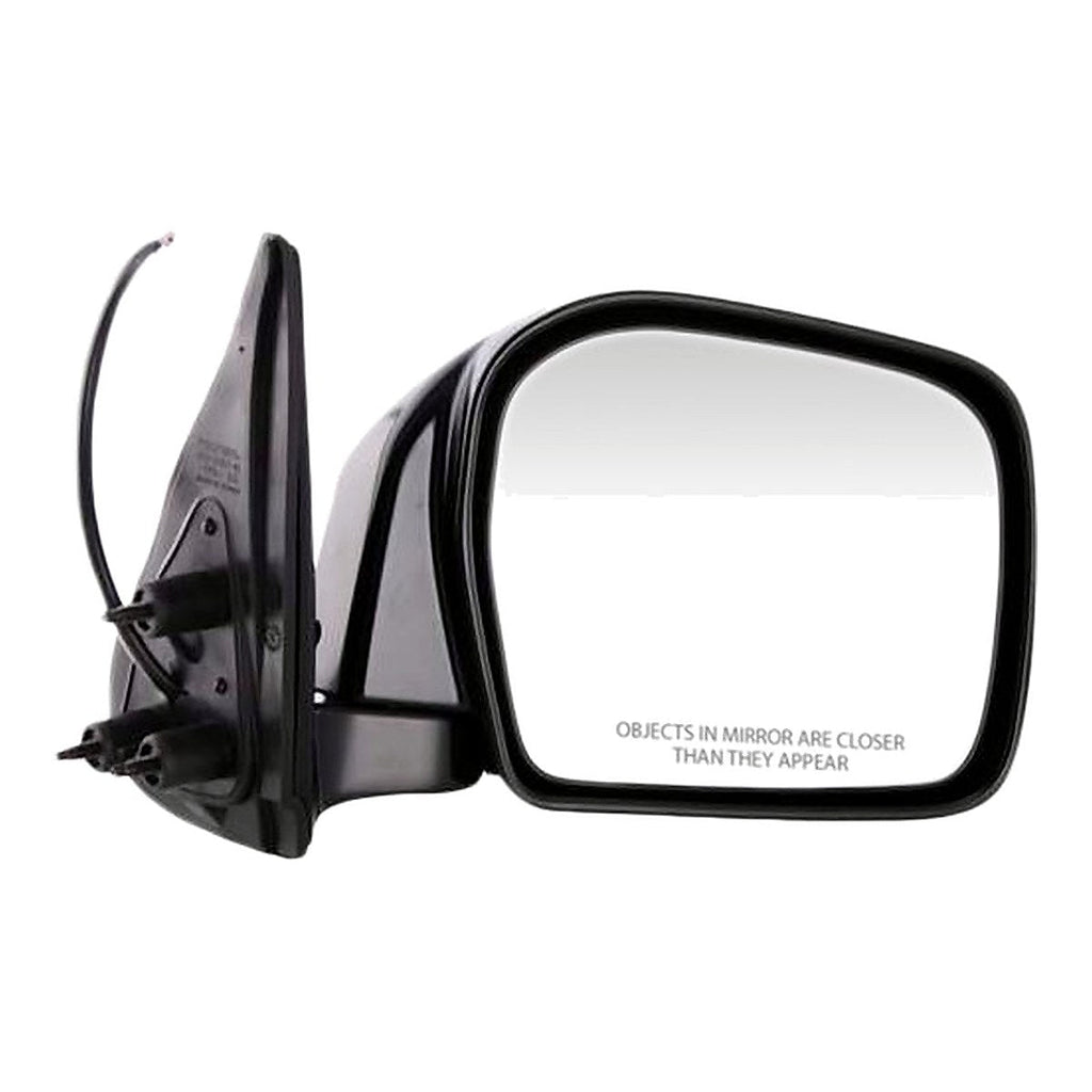 2001-2004 Toyota Tacoma Rear Passenger Side Door Mirror, to1321163. Front view.