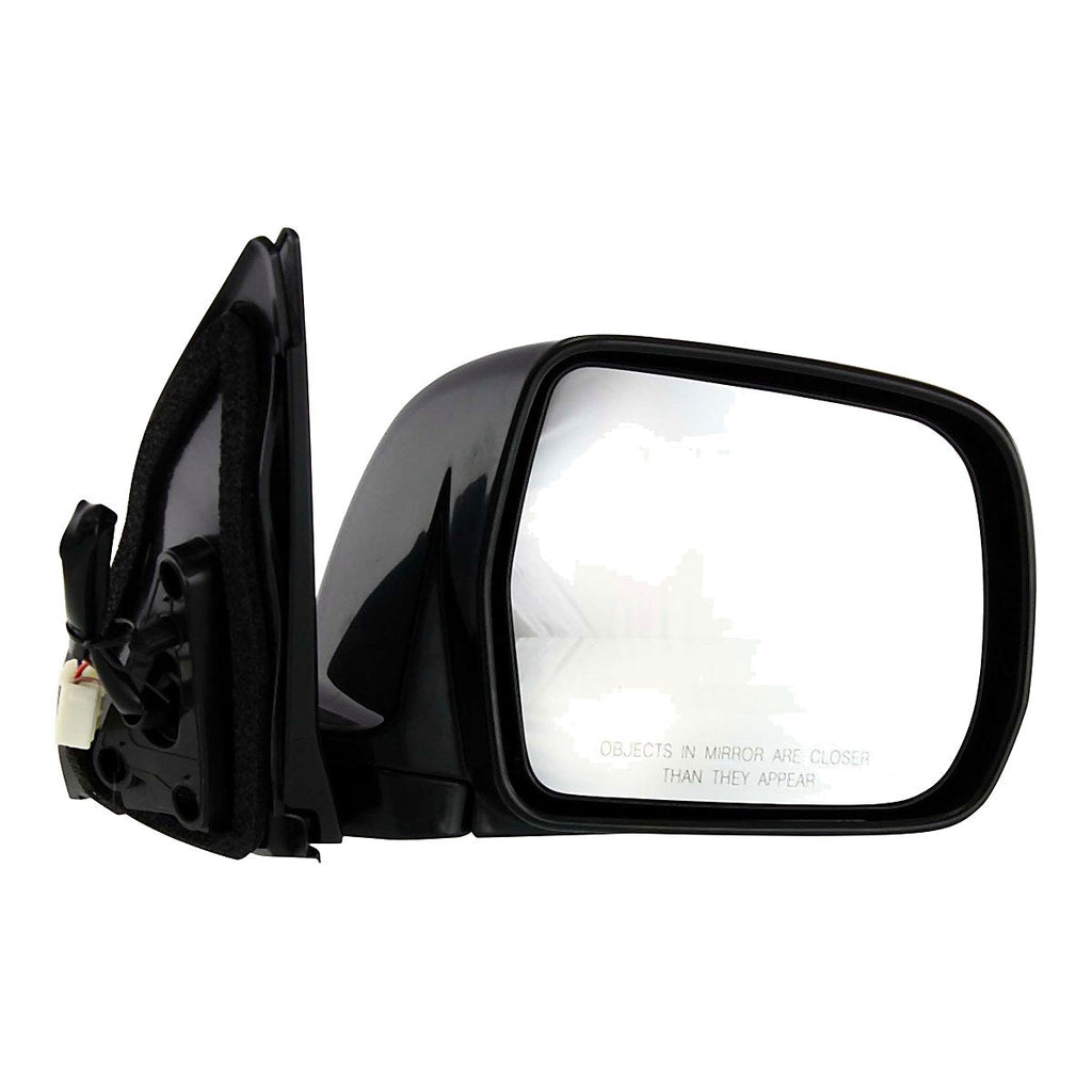 2006-2007 Toyota Highlander Hybrid Rear Passenger Side Door Mirror, to1321200. Front view.
