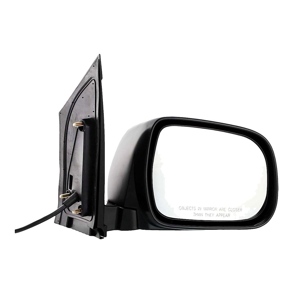 2004-2010 Toyota Sienna Rear Passenger Side Door Mirror, to1321201. Front view.