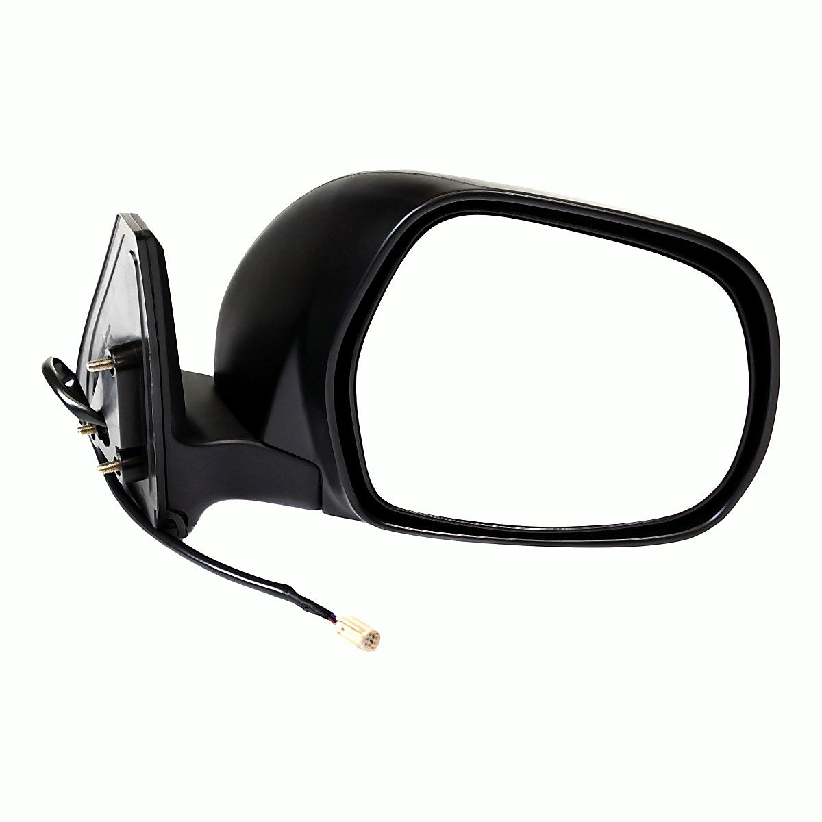 2003-2009 Toyota 4Runner Rear Passenger Side Door Mirror, to1321202. Front view.