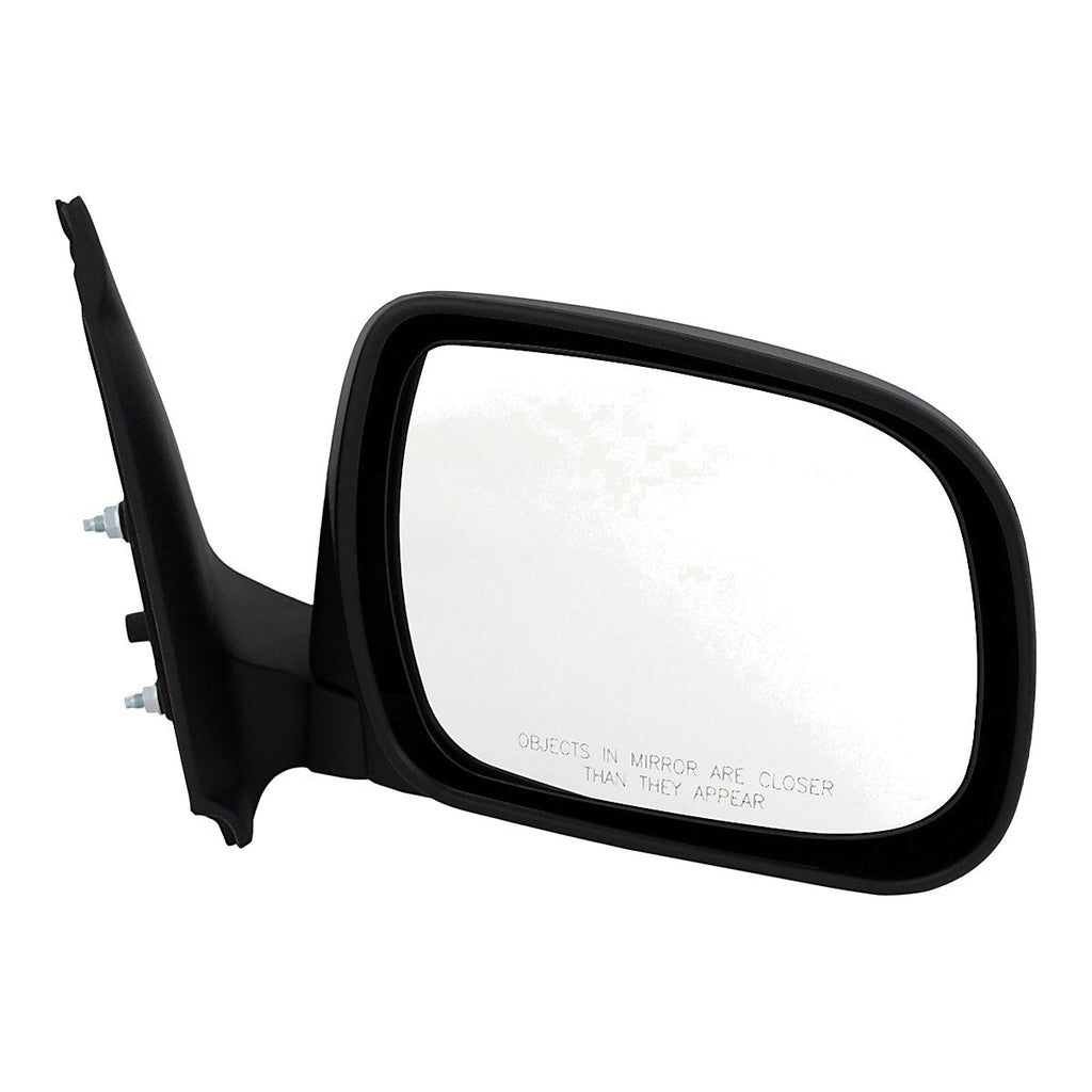2005-2011 Toyota Tacoma Rear Passenger Side Door Mirror, to1321204. Front view.