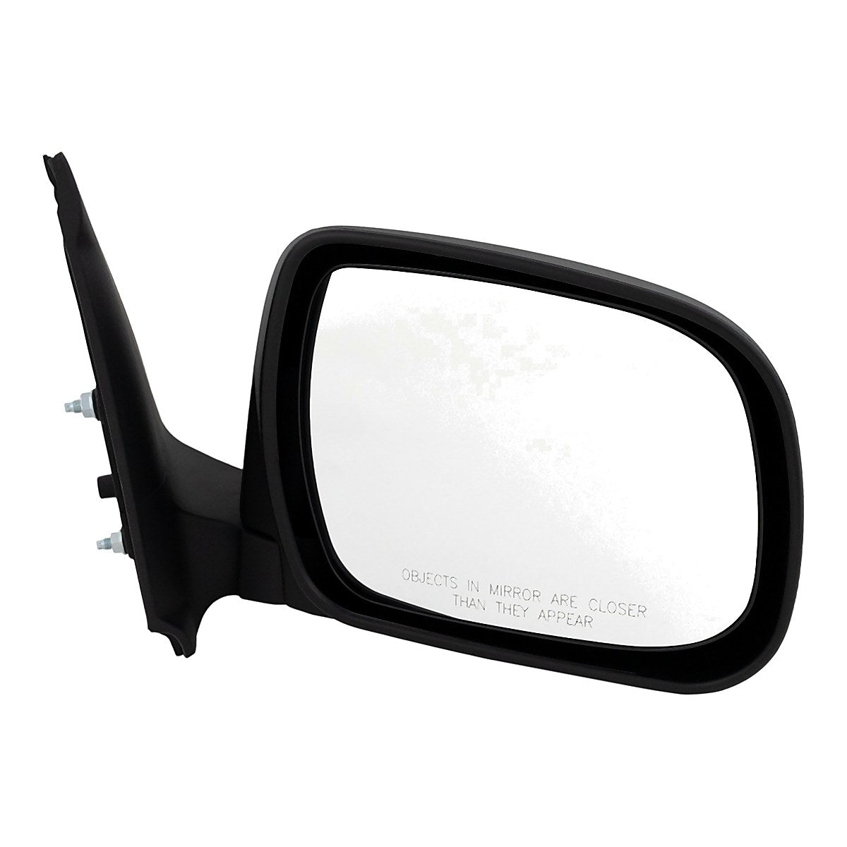 2005-2011 Toyota Tacoma Rear Passenger Side Door Mirror, to1321204. Front view.