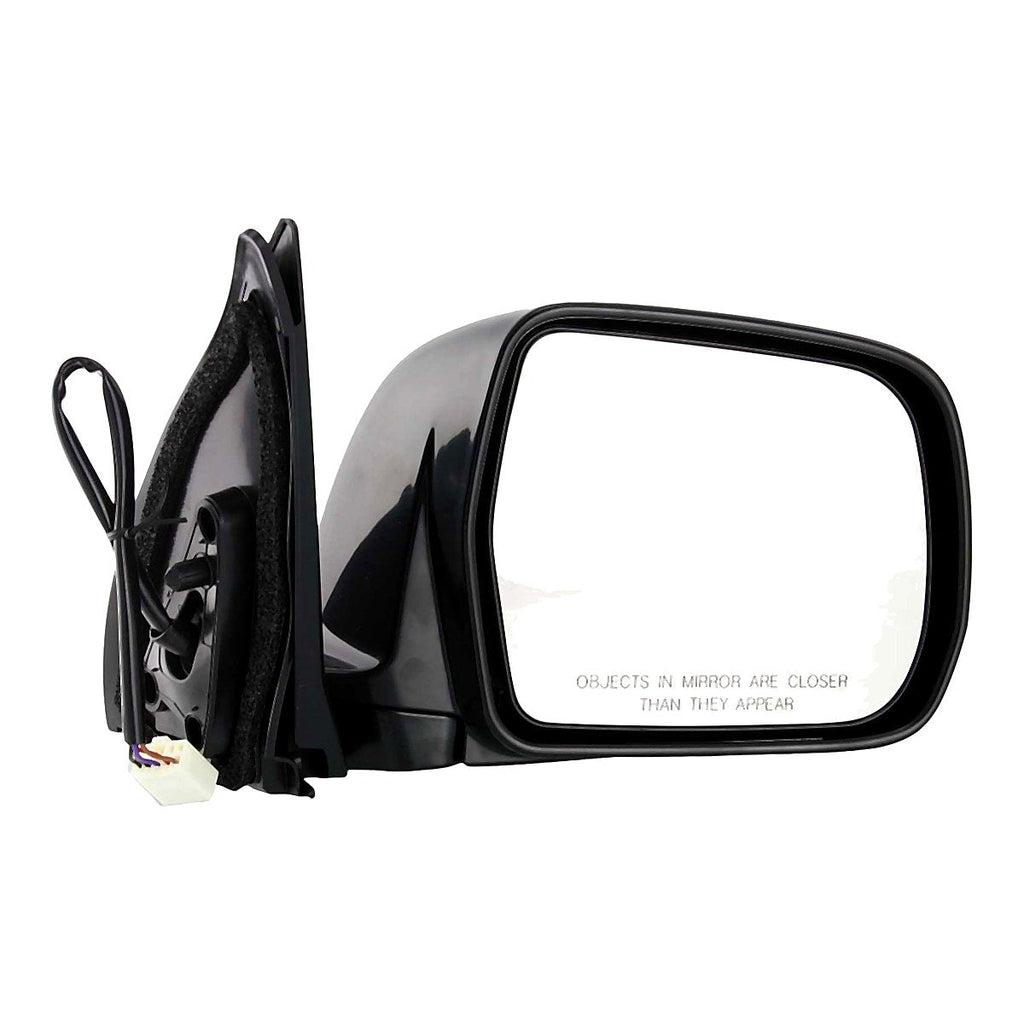 2006-2007 Toyota Highlander Hybrid Rear Passenger Side Door Mirror, to1321211. Front view.