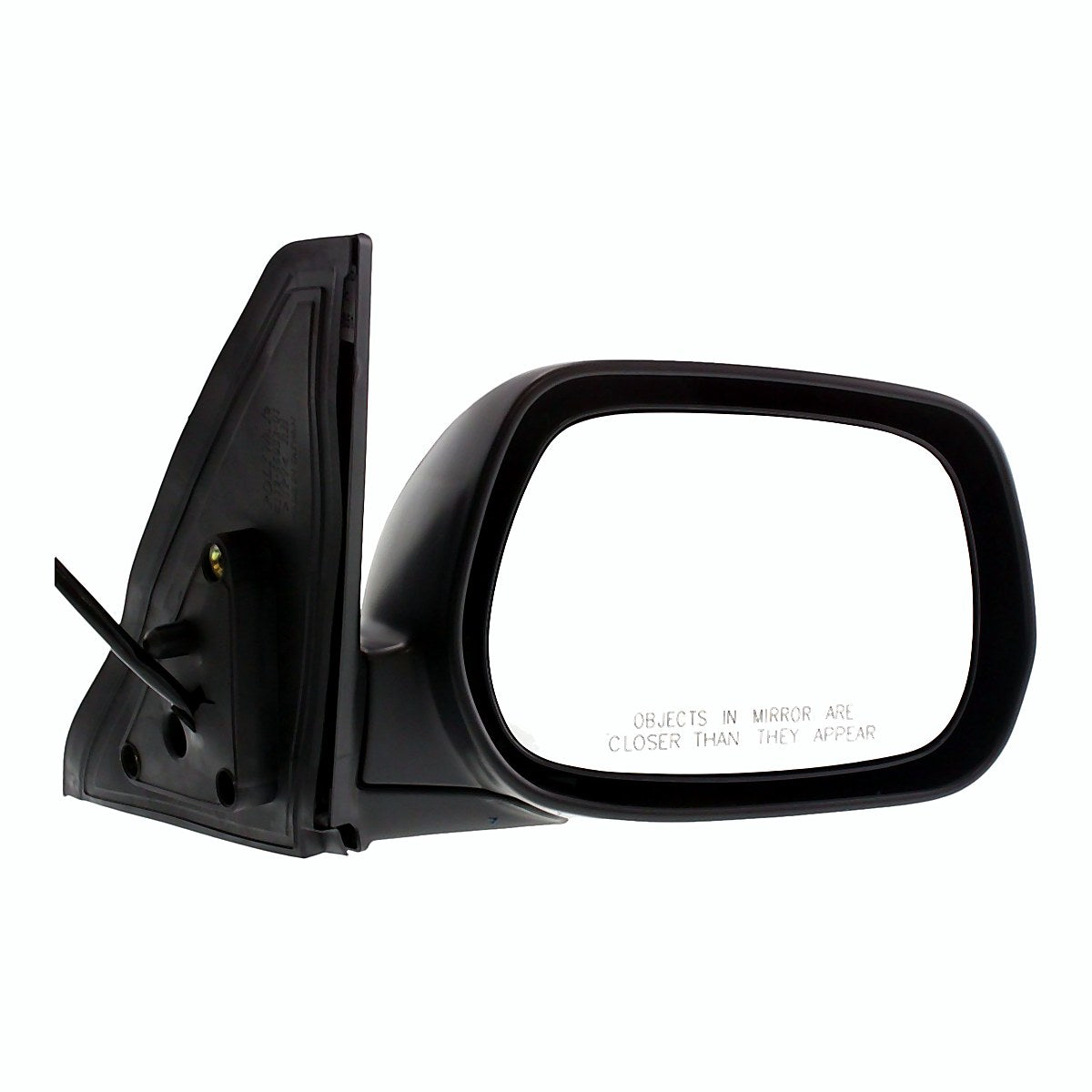 2001-2005 Toyota Rav4 Rear Passenger Side Door Mirror, to1321226. Front view.