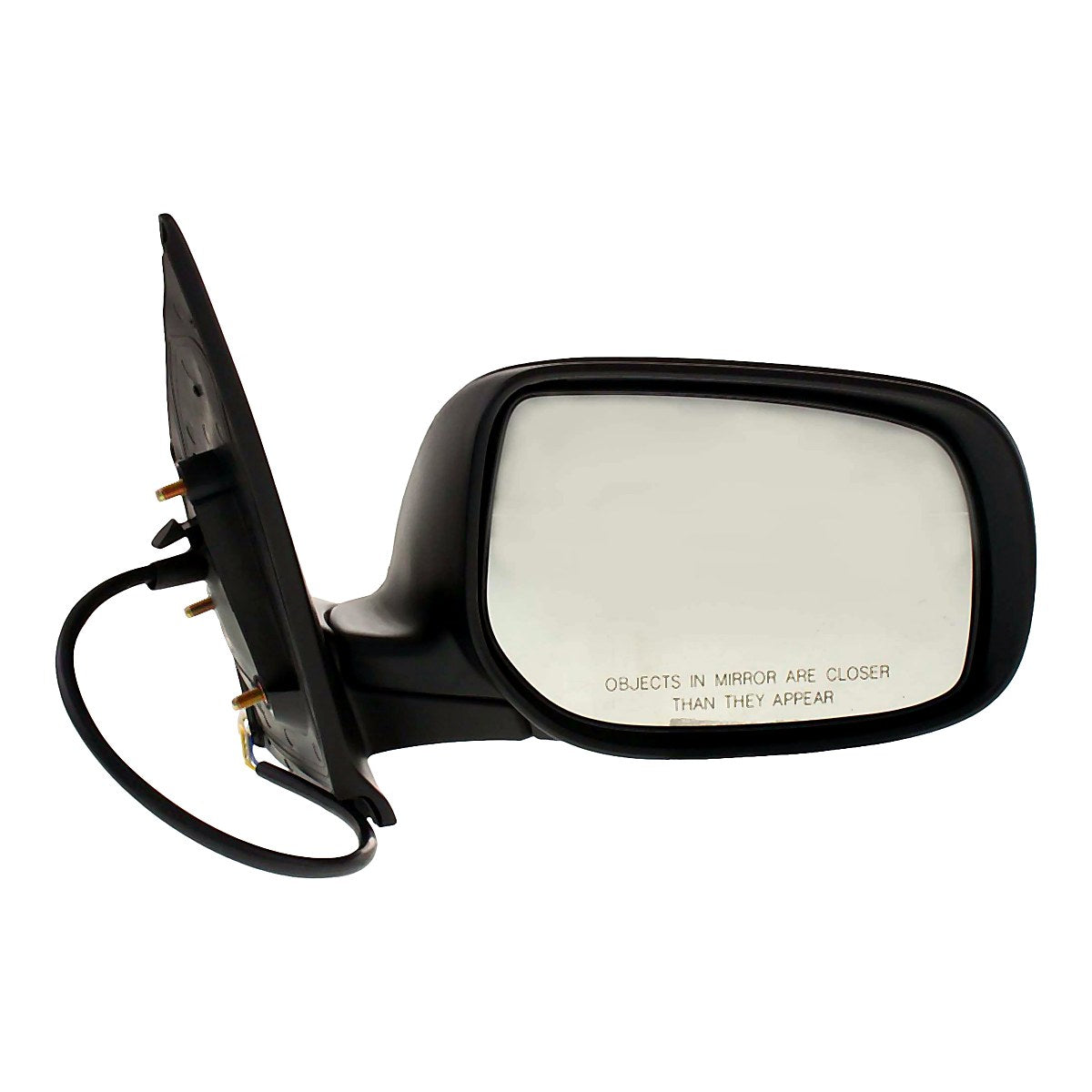 2007-2011 Toyota Yaris Sedan Rear Passenger Side Door Mirror, to1321231. Front view.