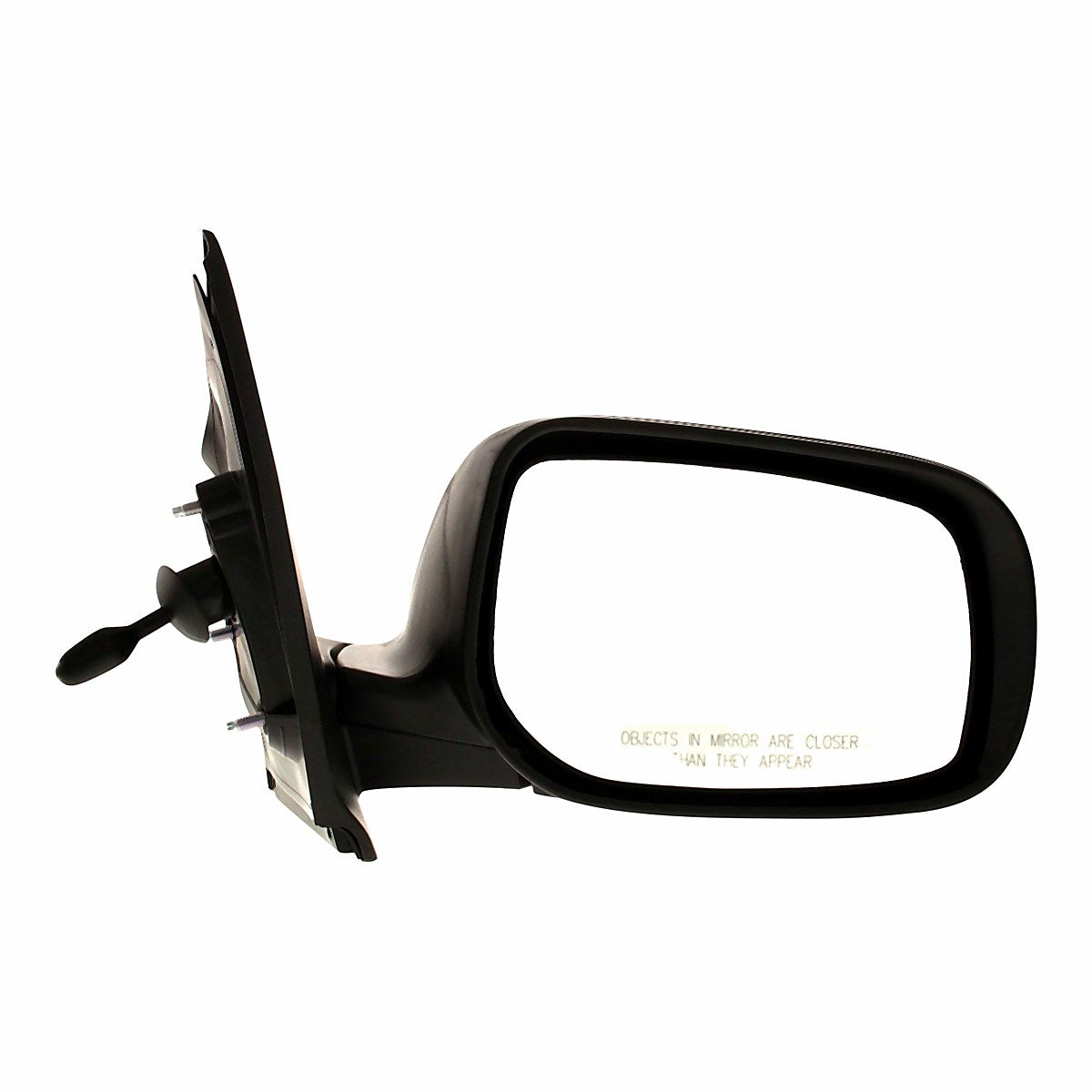 2007-2011 Toyota Yaris Sedan Rear Passenger Side Door Mirror, to1321232. Front view.