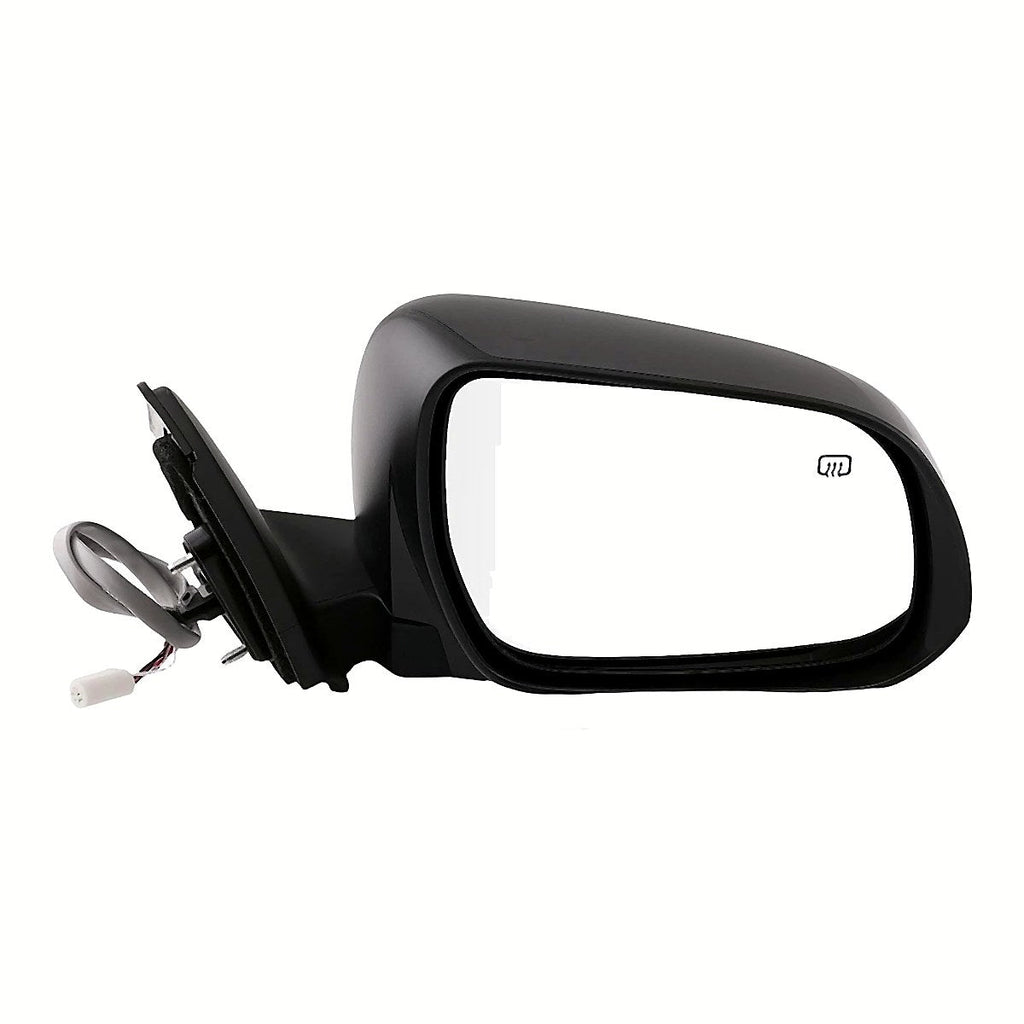2008-2013 Toyota Highlander Rear Passenger Side Door Mirror, to1321246. Front view.