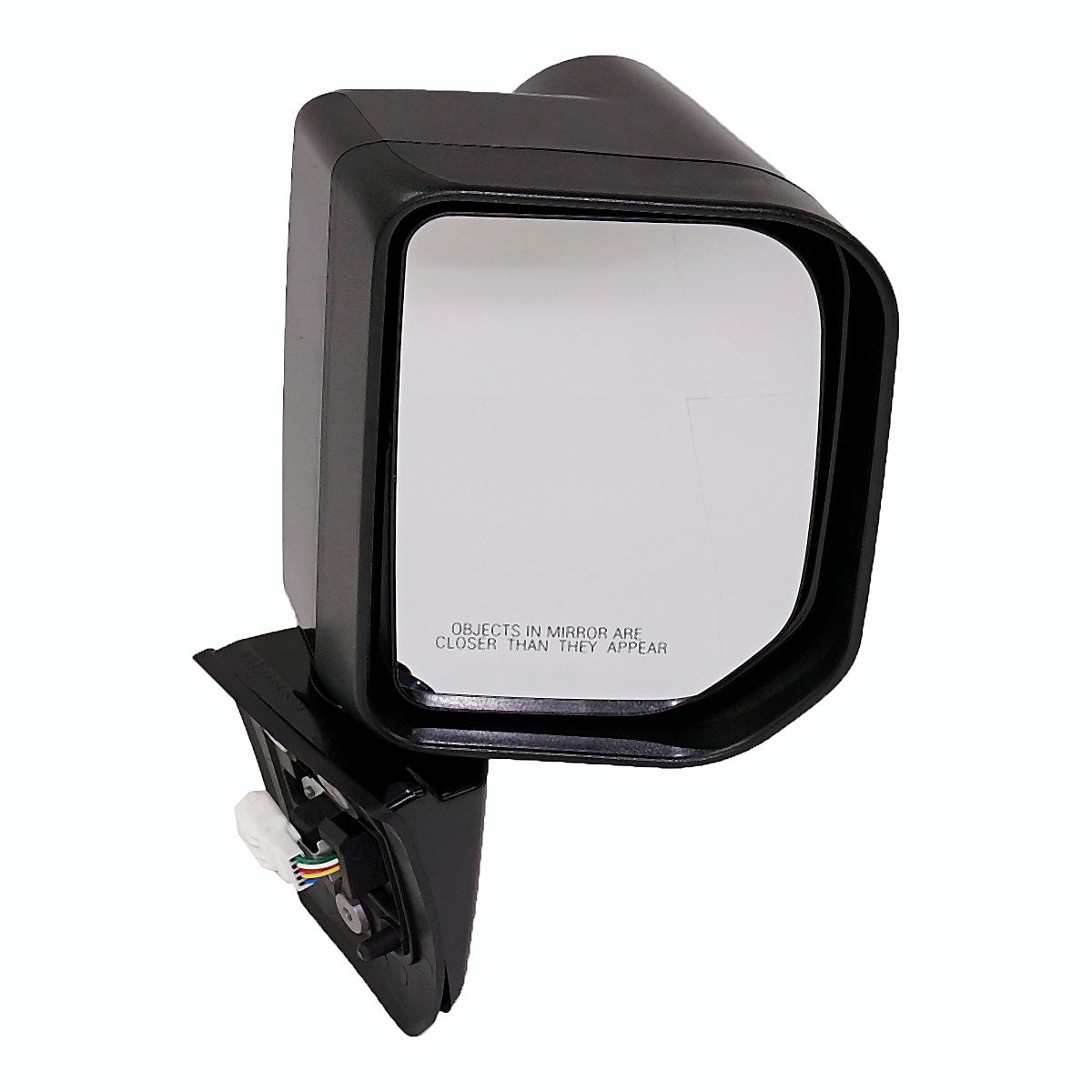 2007-2009 Toyota Fj Cruiser Rear Passenger Side Door Mirror, to1321250. Front view.