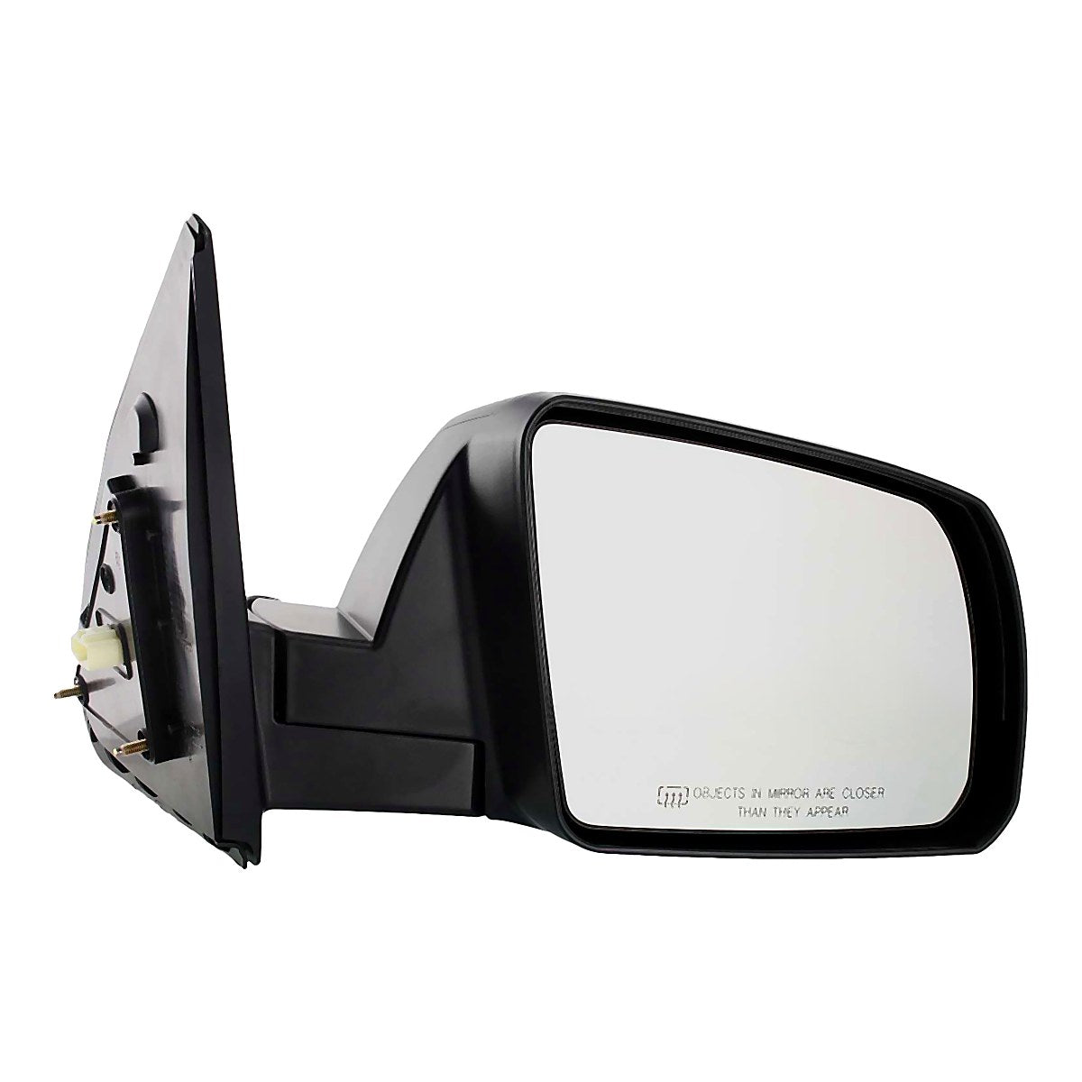 2007-2013 Toyota Tundra Rear Passenger Side Door Mirror, to1321252. Front view.
