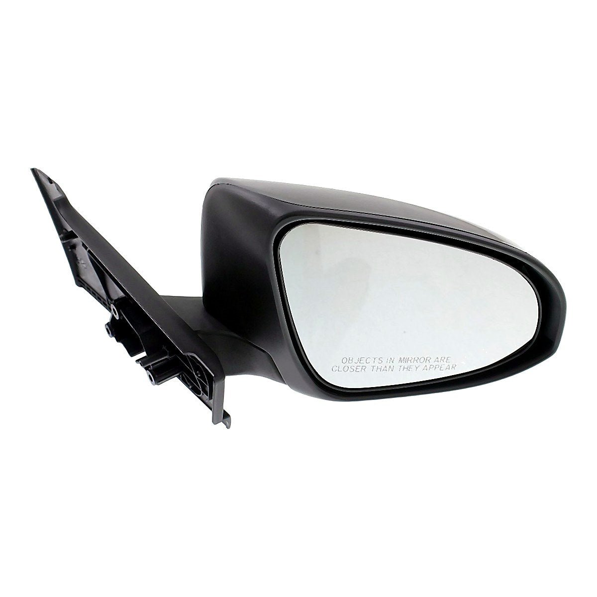 2012-2014 Toyota Yaris Hatchback Rear Passenger Side Door Mirror, to1321278. Front view.