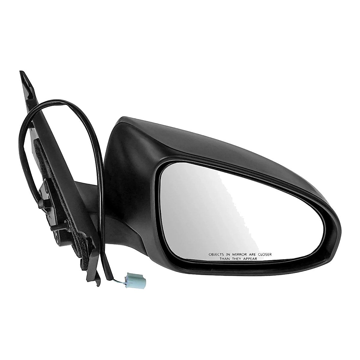 2012-2014 Toyota Yaris Hatchback Rear Passenger Side Door Mirror, to1321279. Front view.