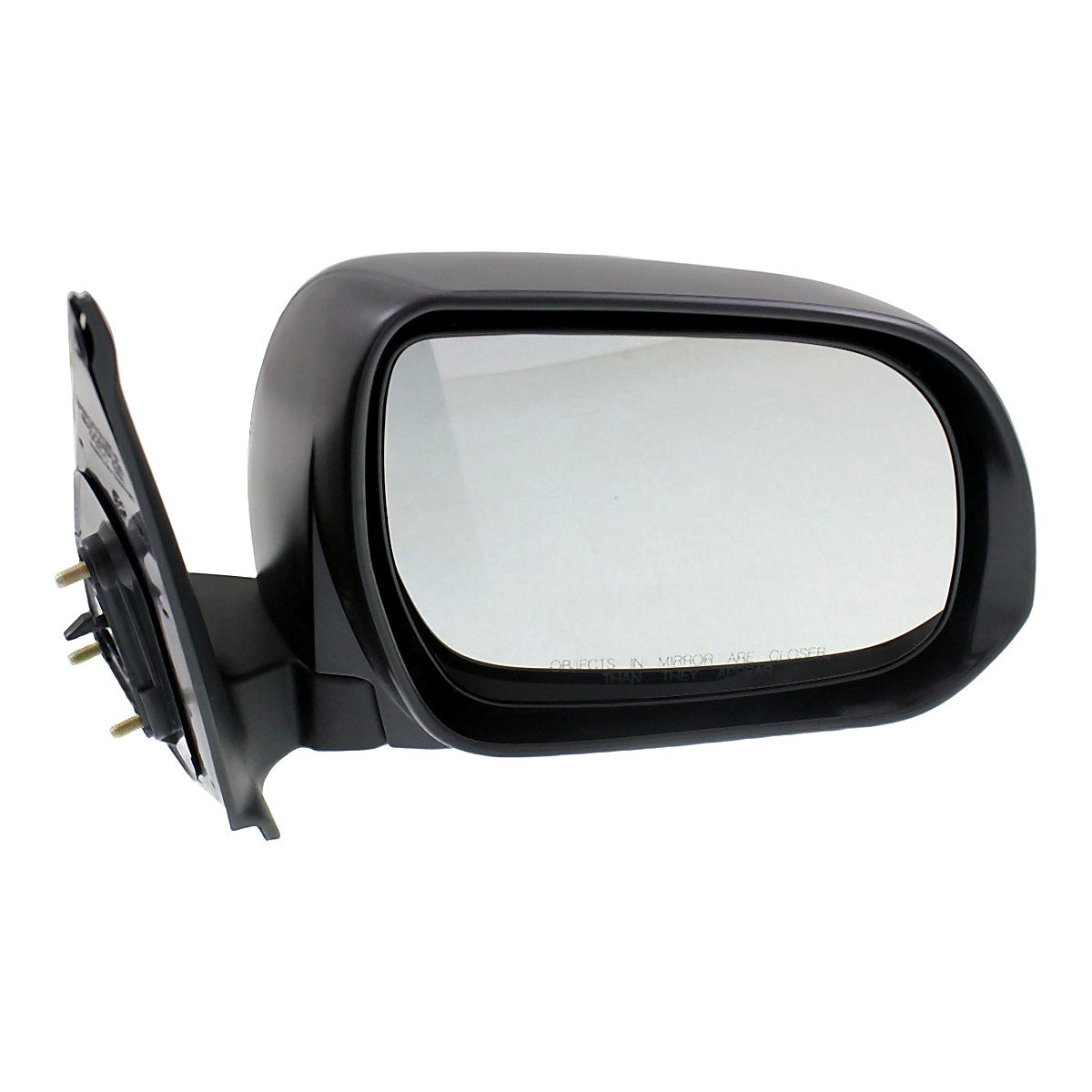2012-2015 Toyota Tacoma Rear Passenger Side Door Mirror, to1321281. Front view.