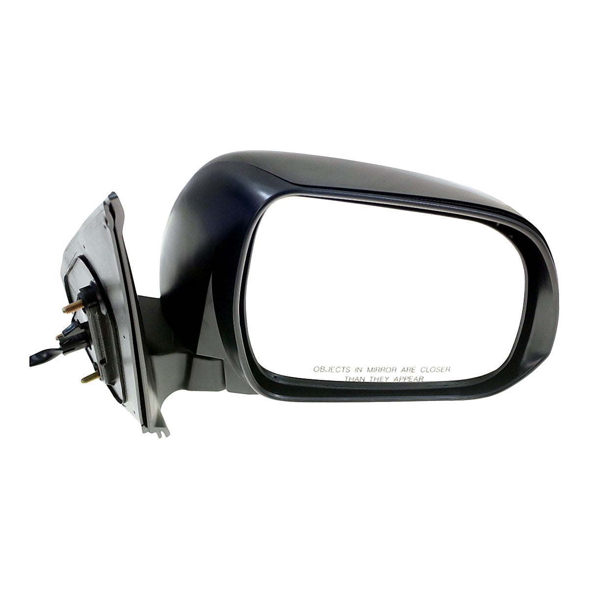 2012-2015 Toyota Tacoma Rear Passenger Side Door Mirror, to1321283. Front view.