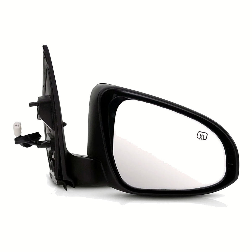 2014-2019 Toyota Corolla Sedan Rear Passenger Side Door Mirror, to1321294. Front view.