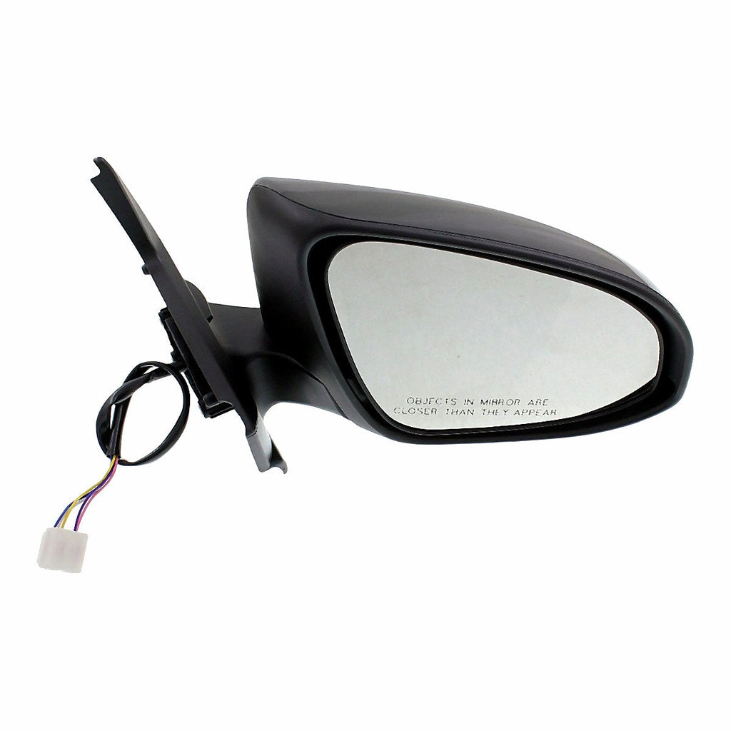 2012-2019 Toyota Prius C Rear Passenger Side Door Mirror, to1321297. Front view.