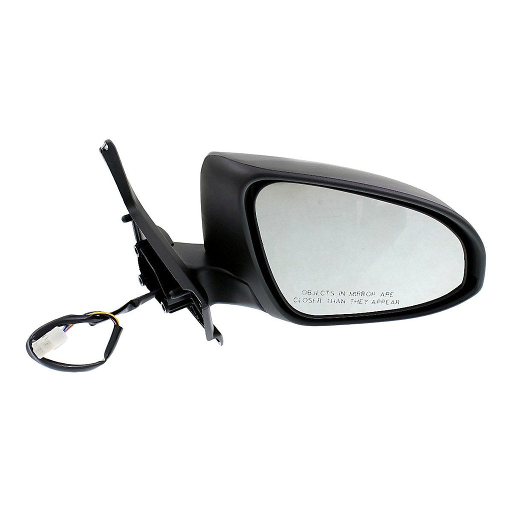 2012-2019 Toyota Prius C Rear Passenger Side Door Mirror, to1321298. Front view.