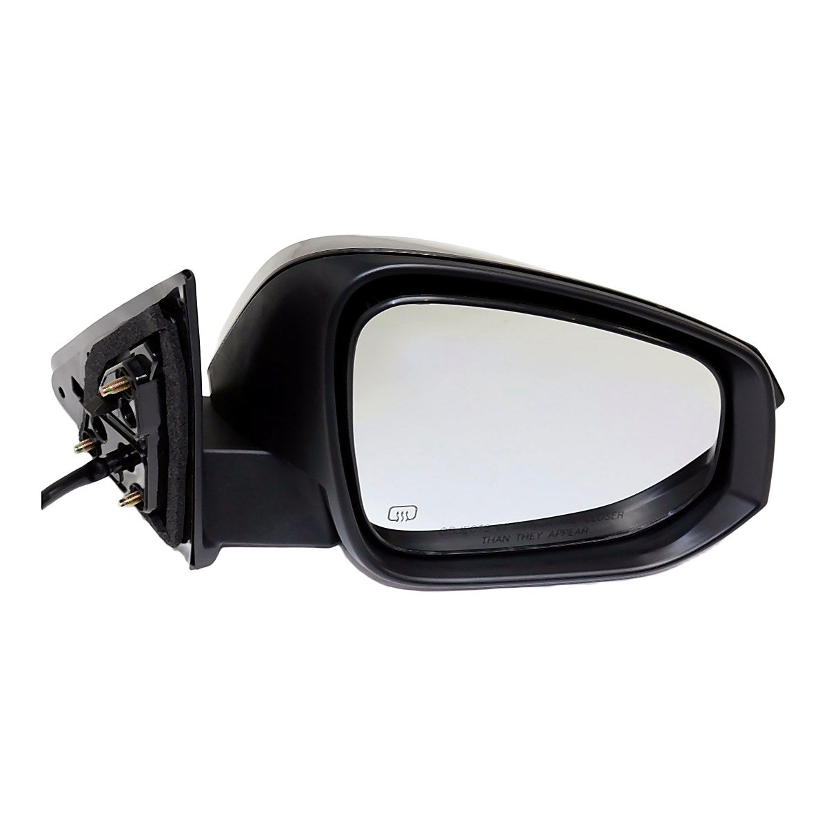 2014-2019 Toyota Highlander Rear Passenger Side Door Mirror, to1321317. Front view.