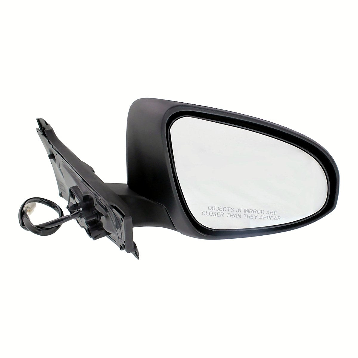 2015-2017 Toyota Yaris Hatchback Front Passenger Side Door Mirror, to1321322. Front view.