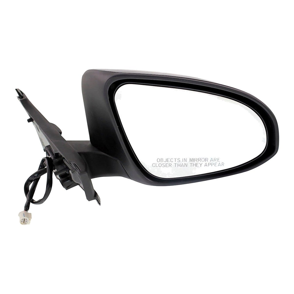 2015-2019 Toyota Yaris Hatchback Front Passenger Side Door Mirror, to1321323. Front view.