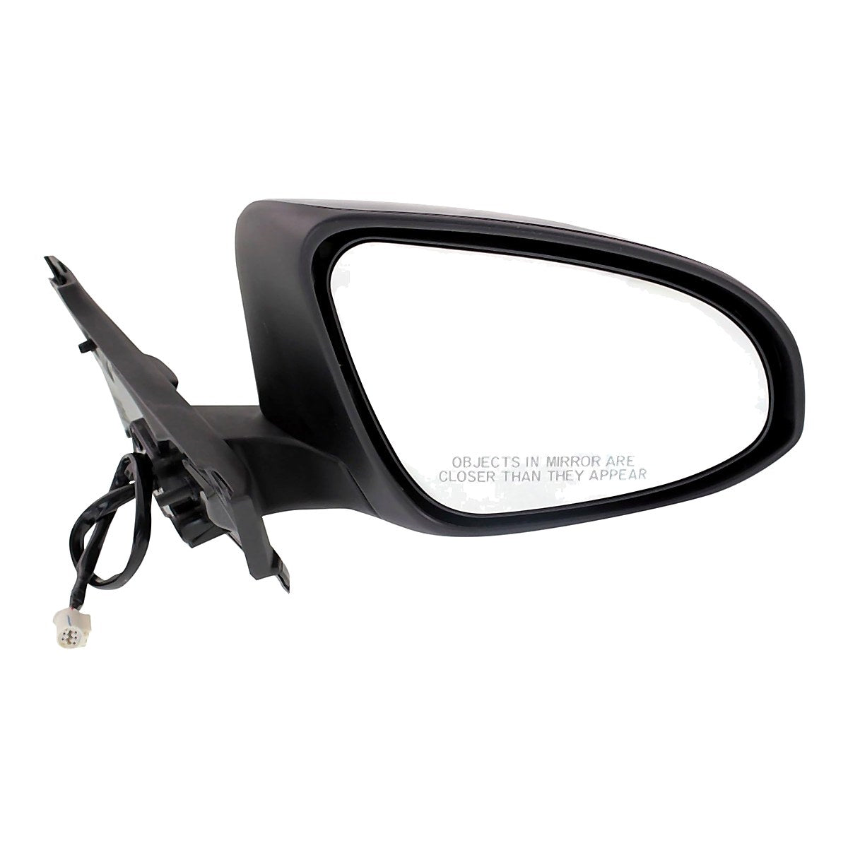 2015-2019 Toyota Yaris Hatchback Front Passenger Side Door Mirror, to1321323. Front view.