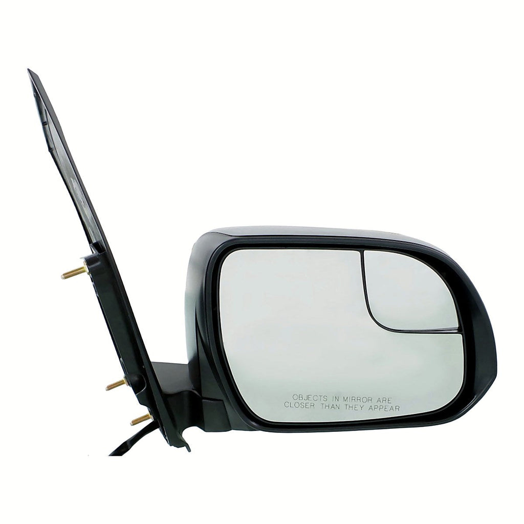 2015-2020 Toyota Sienna Rear Passenger Side Door Mirror, to1321338. Front view.