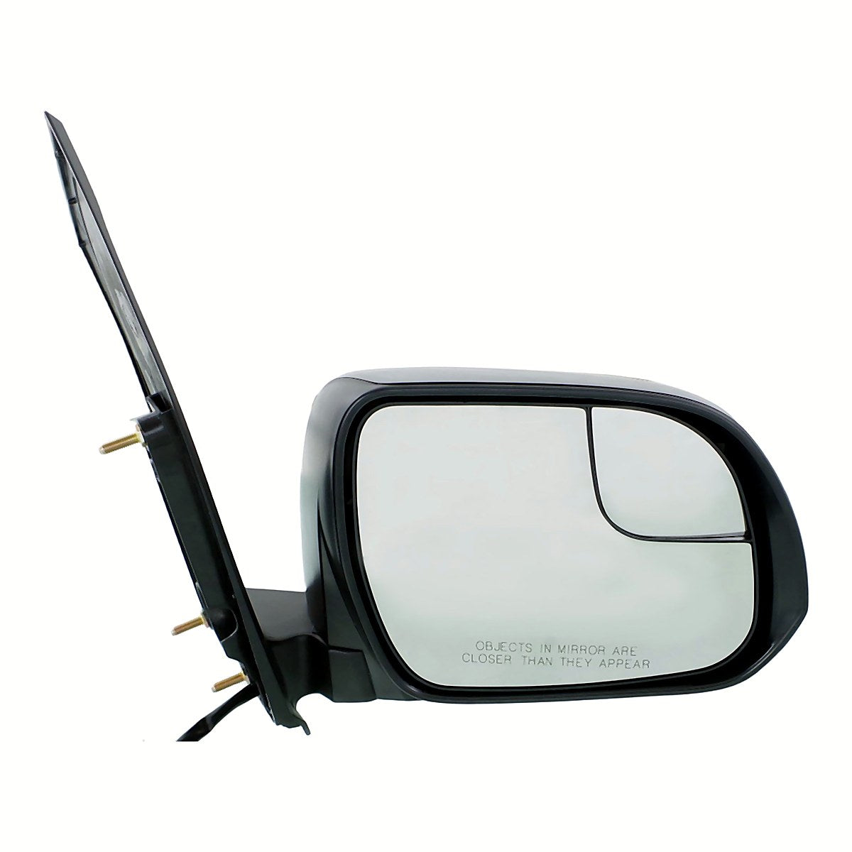 2015-2020 Toyota Sienna Rear Passenger Side Door Mirror, to1321338. Front view.