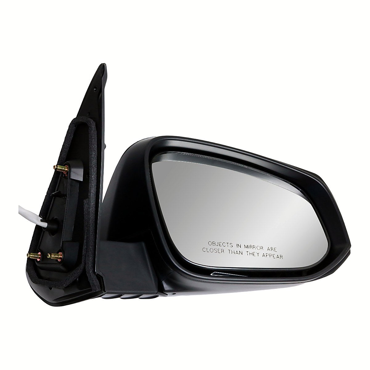 2016-2023 Toyota Tacoma Rear Passenger Side Door Mirror, to1321349. Front view.