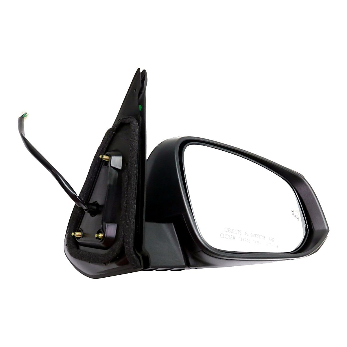 2016-2023 Toyota Tacoma Rear Passenger Side Door Mirror, to1321350. Front view.