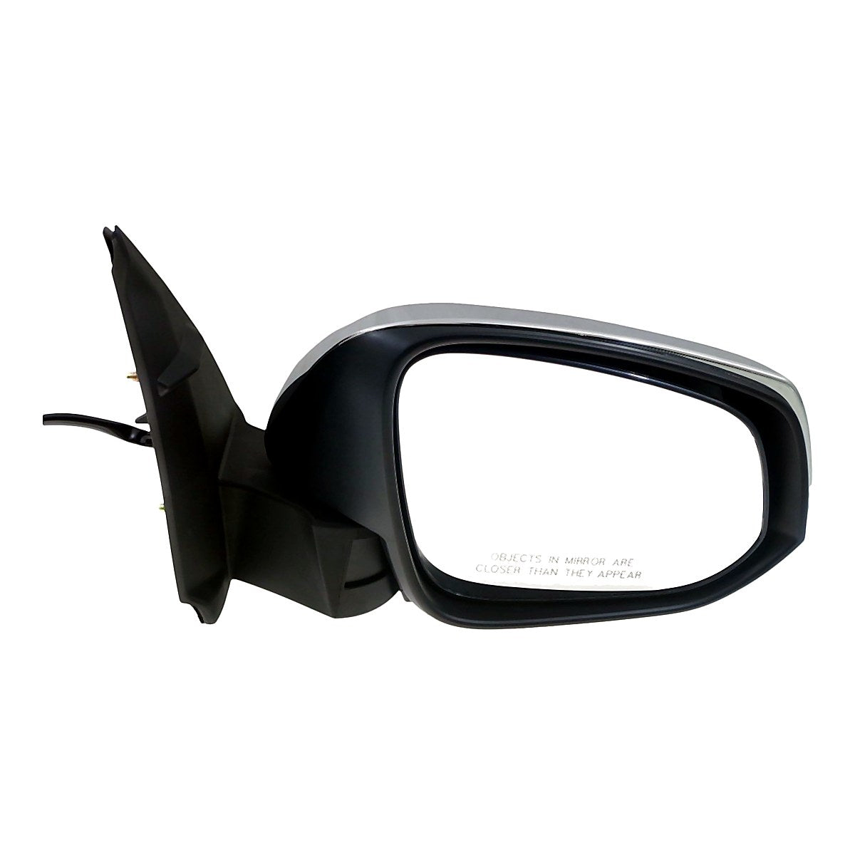 2016-2023 Toyota Tacoma Rear Passenger Side Door Mirror, to1321353. Front view.