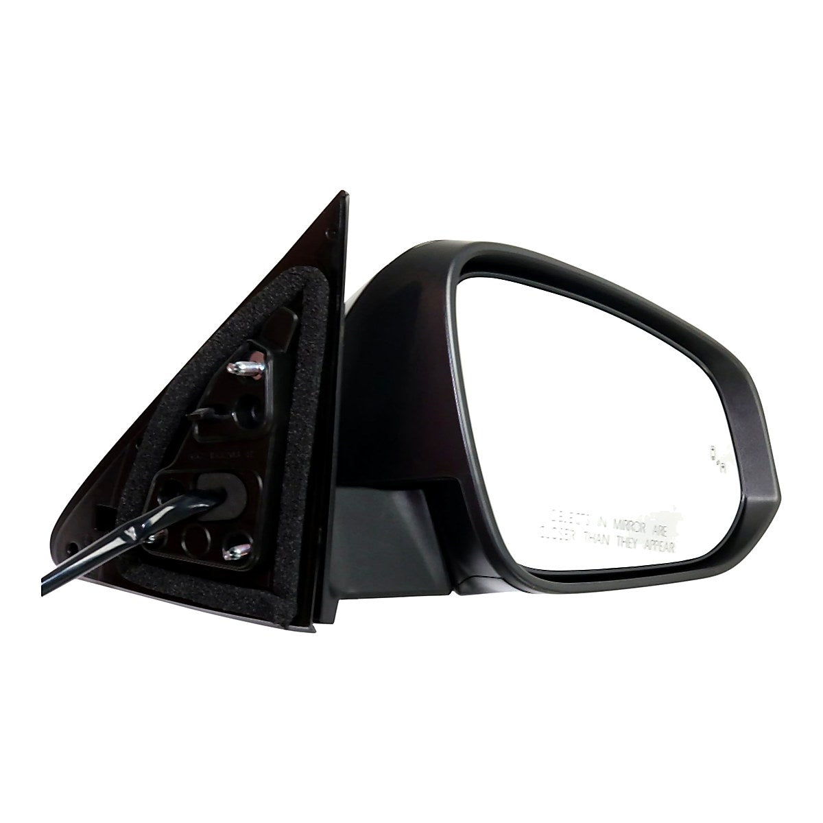 2017-2019 Toyota Highlander Hybrid Rear Passenger Side Door Mirror, to1321361. Front view.